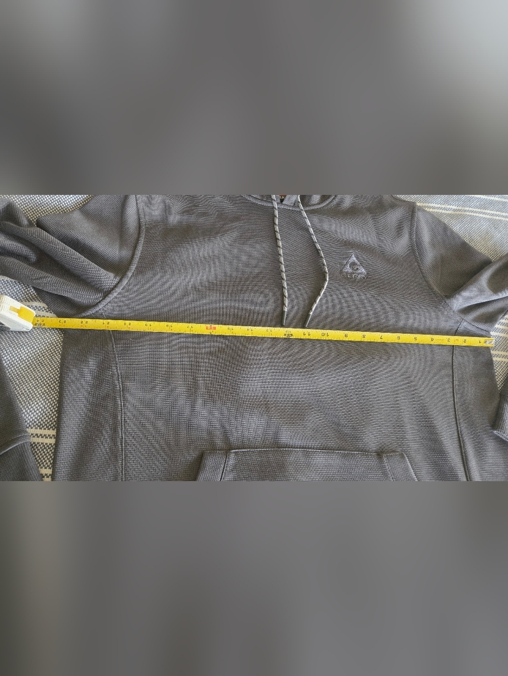 Gerry Performance Waffle Pullover Hoodie M Fleece Lined Pocket Travel Layer Fall - Picture 9 of 11